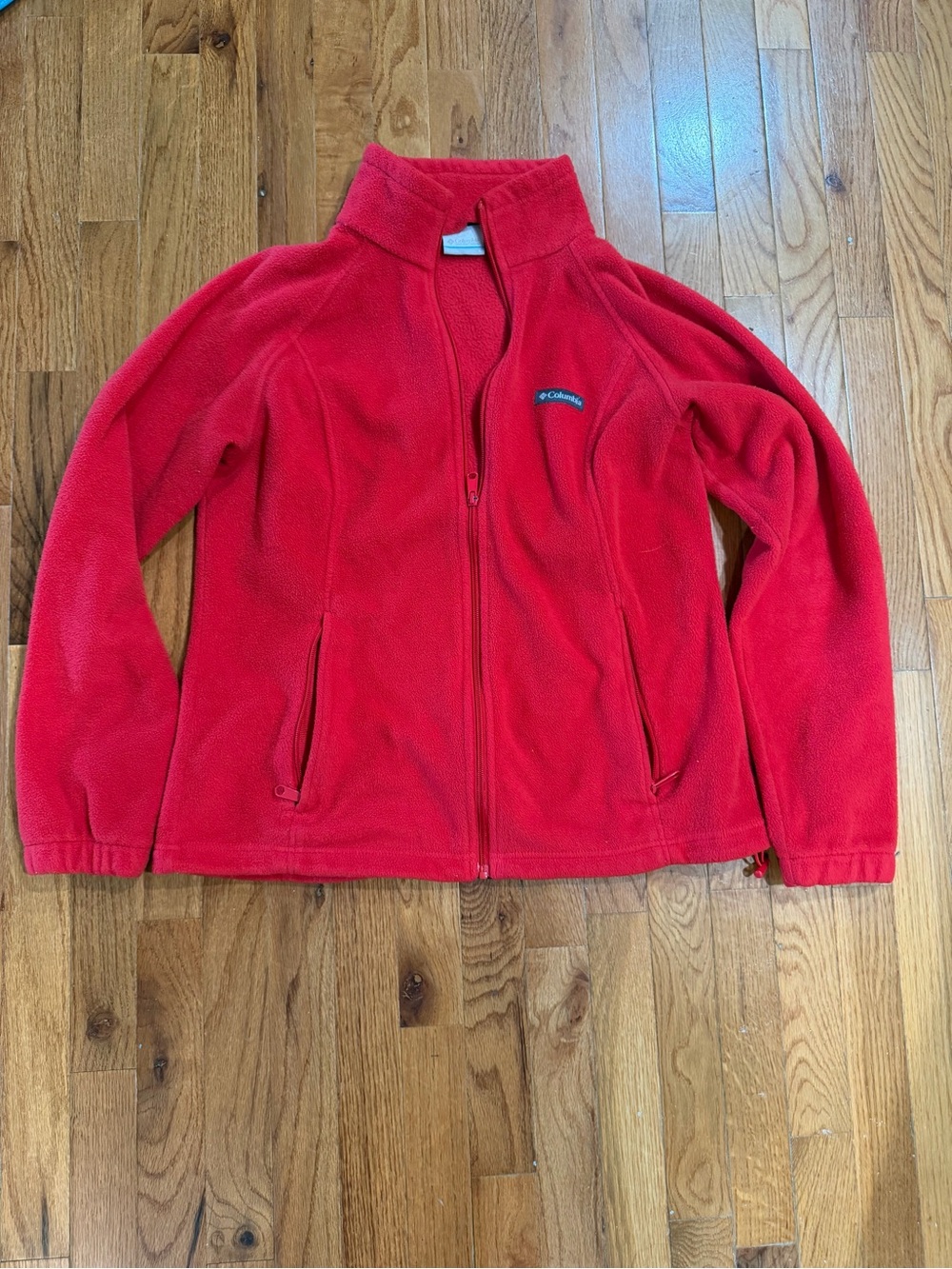 Columbia Kids Red Full-Zip Fleece Jacket
